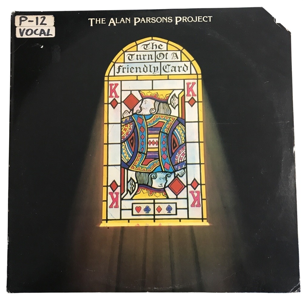 The Alan Parsons Project Turn of a Friendly Card LP 12" Black 1980 Prog Rock 80s